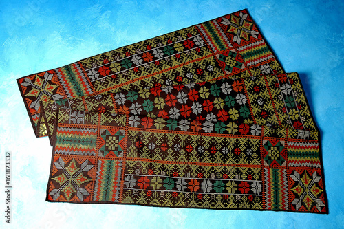 Handcrafted Dastar textile from Sabah state in Malaysia.