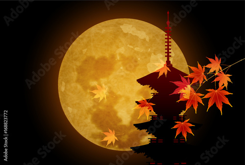 紅葉　秋　風景　背景