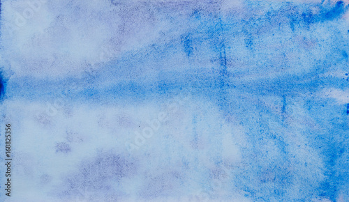 Blue violet abstract watercolor background