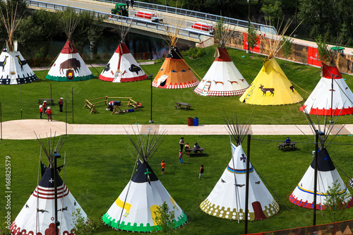 Native American Teepee at Calgary Stampede