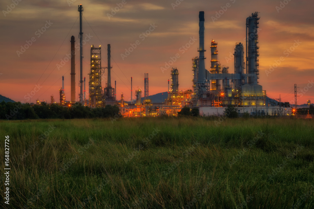 Oil Refinery factory Sunrise