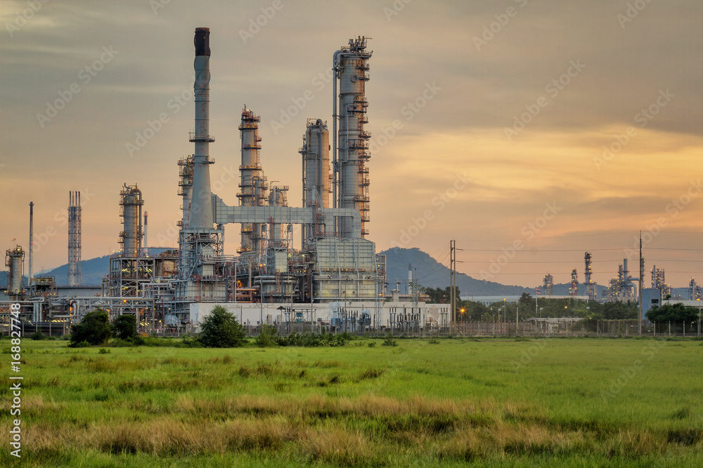 Oil Refinery factory Sunrise