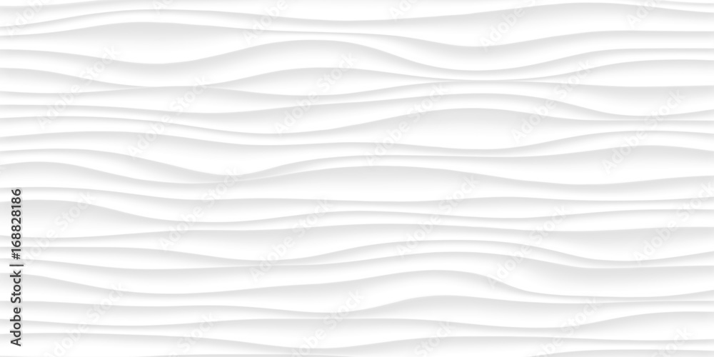 Line White texture. gray abstract pattern seamless. wave wavy nature geometric modern. - obrazy, fototapety, plakaty 