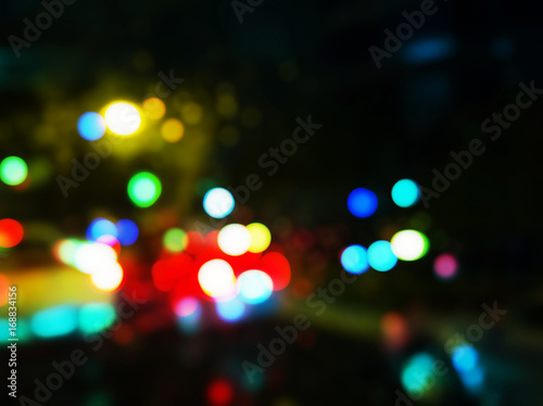 bokeh blur night city lights background raining, City night rain cars lights bokeh drops, blure from car light on the traffic road