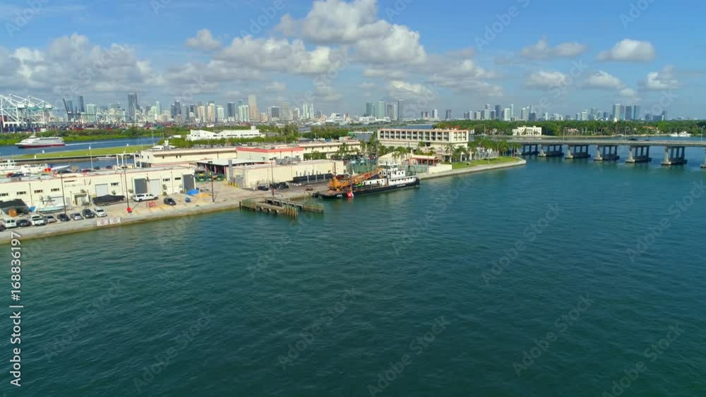 Aerial video US Coast Guard Miami Beach 4k 60p Aerial video US Coast Guard Miami Beach 4k 60p