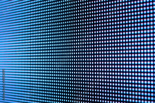 close up of LED component in Panel installed outdoor
