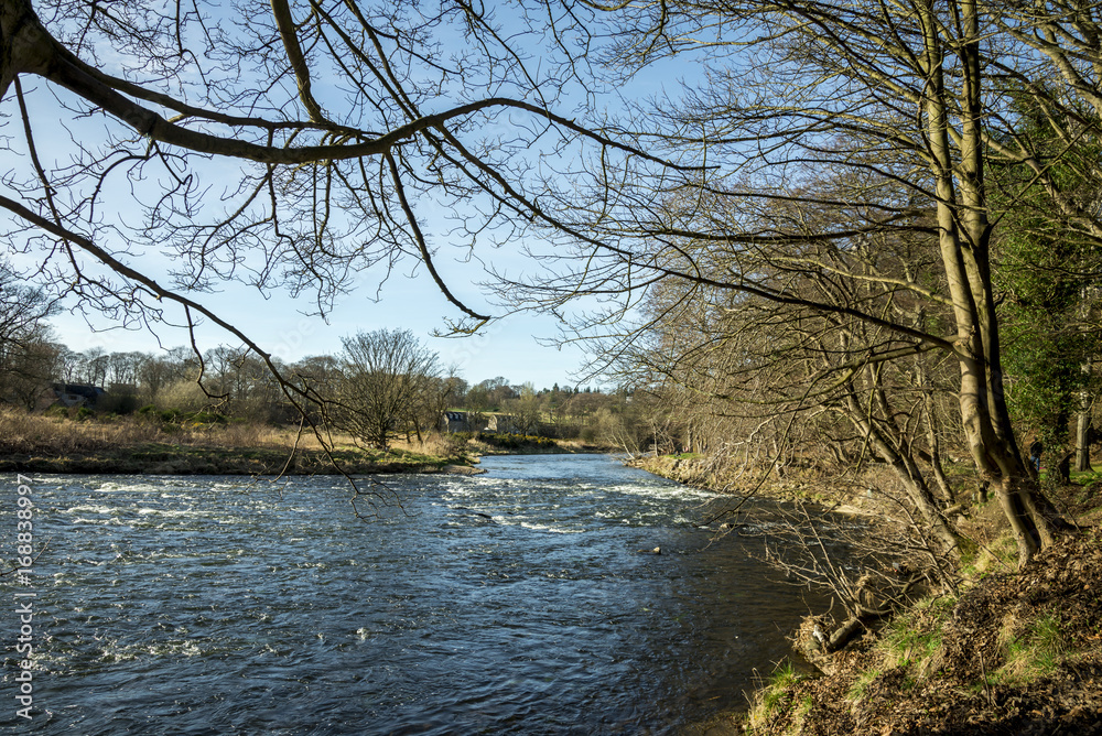 A view of river Don in Seaton park, Aberdeen