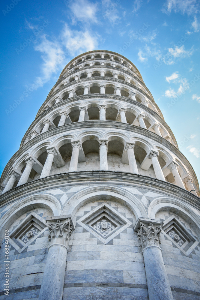 Leaning Tower of Pisa in Toscana