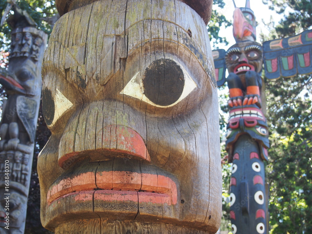 トーテムポール Stock Photo Adobe Stock