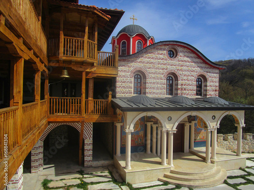 View of the Orthodox Monastery of Gigen, Bulgaria photo