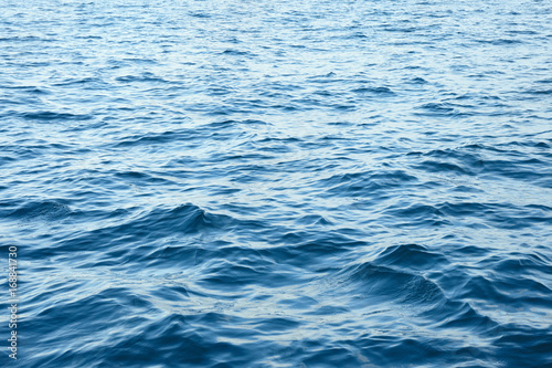 Blue sea surface with waves.Water background.