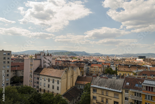scenic landscape of Budapest from a flat © pellephoto