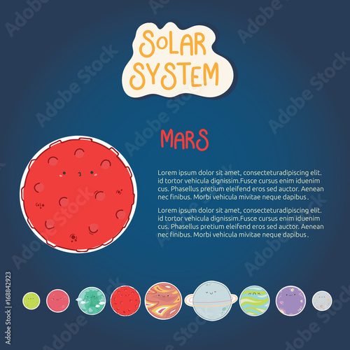 cute solar system and planet