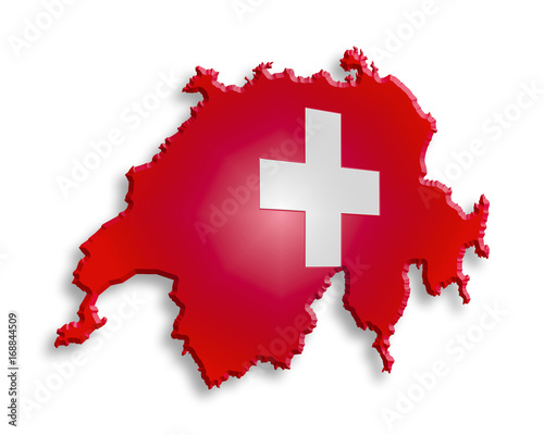 Switzerland Flagmap