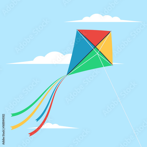 Kite flying in the sky