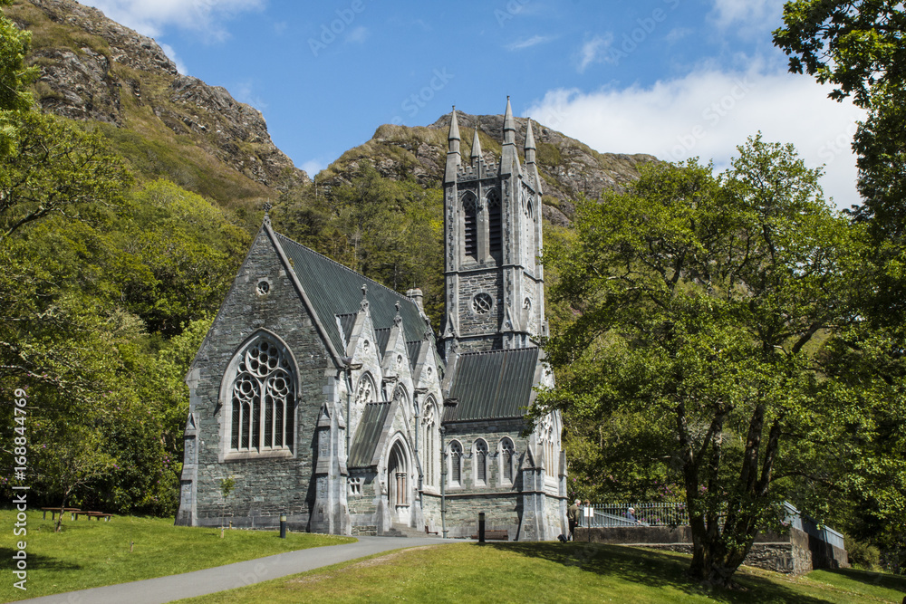 Church at Kylemore Abbey Church at Kylemore Abbey