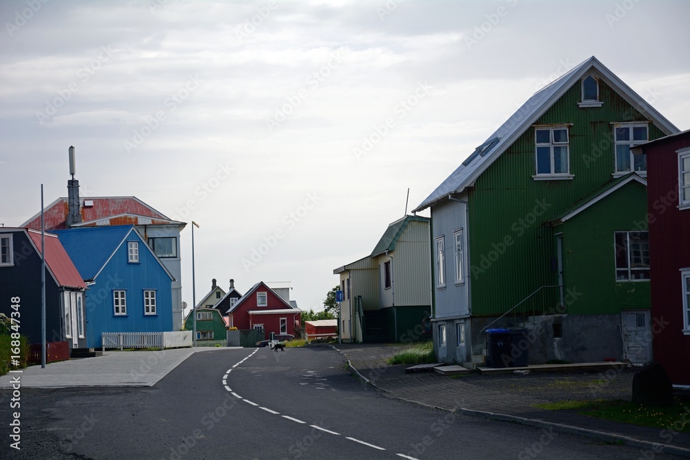 Countryside town, Eyrarbakki, Iceland