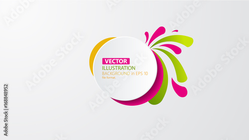 Vector of modern colorful abstract background