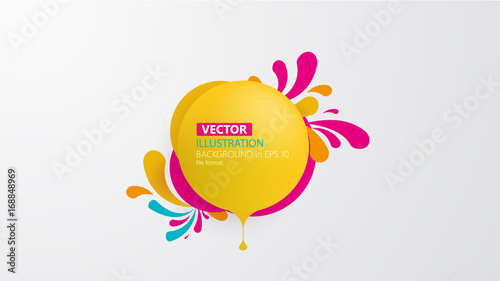 Vector of modern colorful abstract background