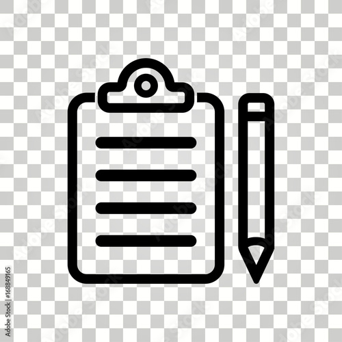 Notepad vector icon.