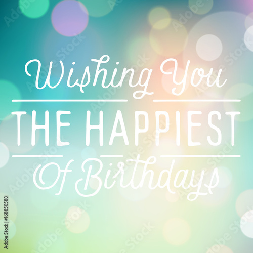 Wallpaper Mural Vintage background with slogan for birthday Torontodigital.ca