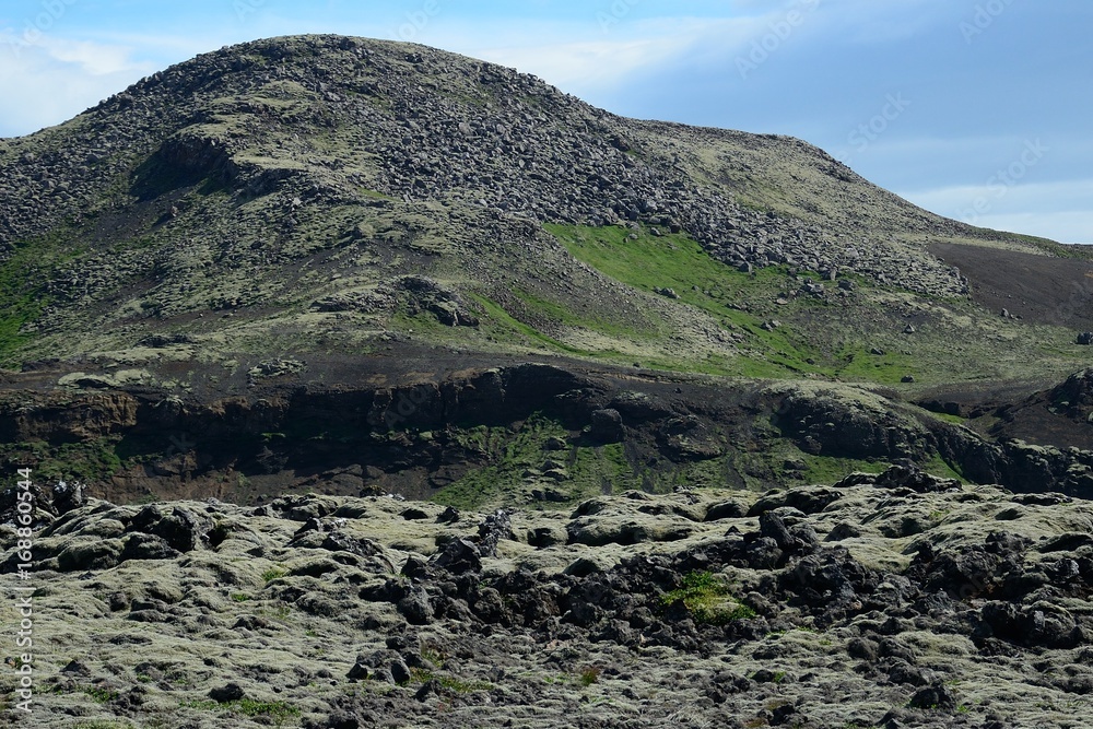 Lava field, Blue Mountains, Iceland Lava field, Blue Mountains, Iceland
