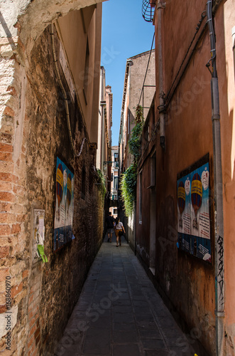 Narrow street of Venice