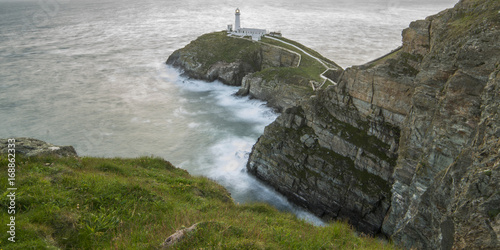 South Stack Lighthouse in Anglesey, Wales, UK, GB photo