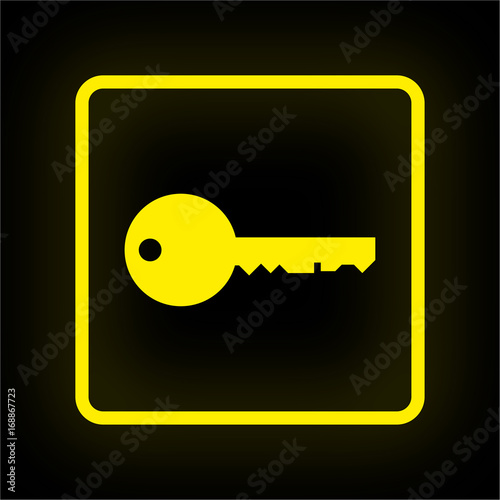 Neon Button App - Schlüssel
