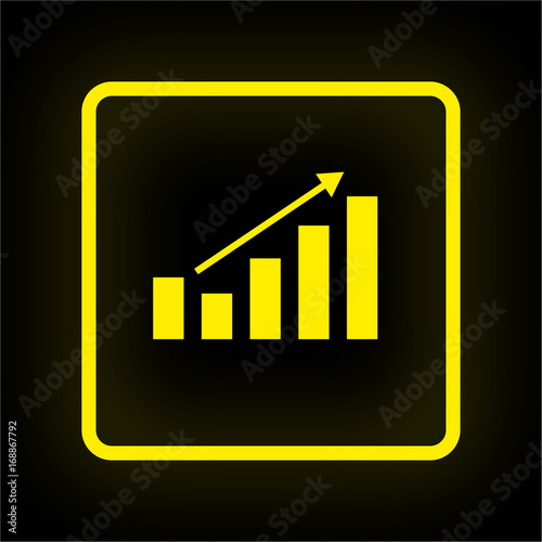 Neon Button App - Kurs steigend