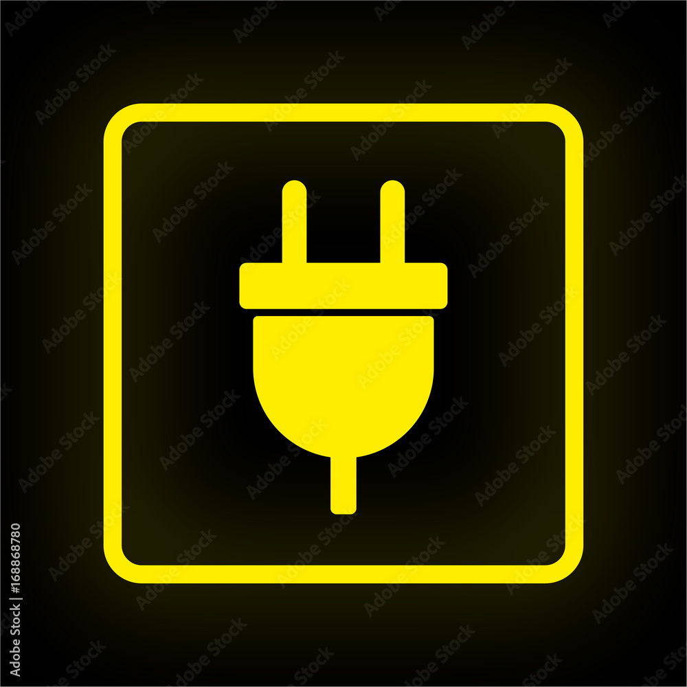 Neon Button App - Stecker Neon Button App - Stecker