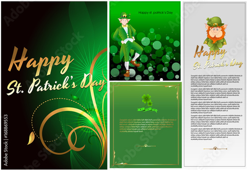 Patrick's Day Vector Templates