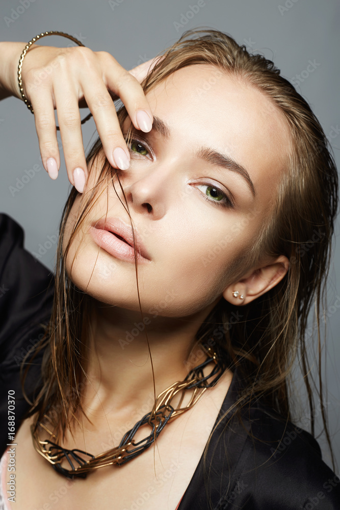 Obraz premium woman face.fashion beauty make up