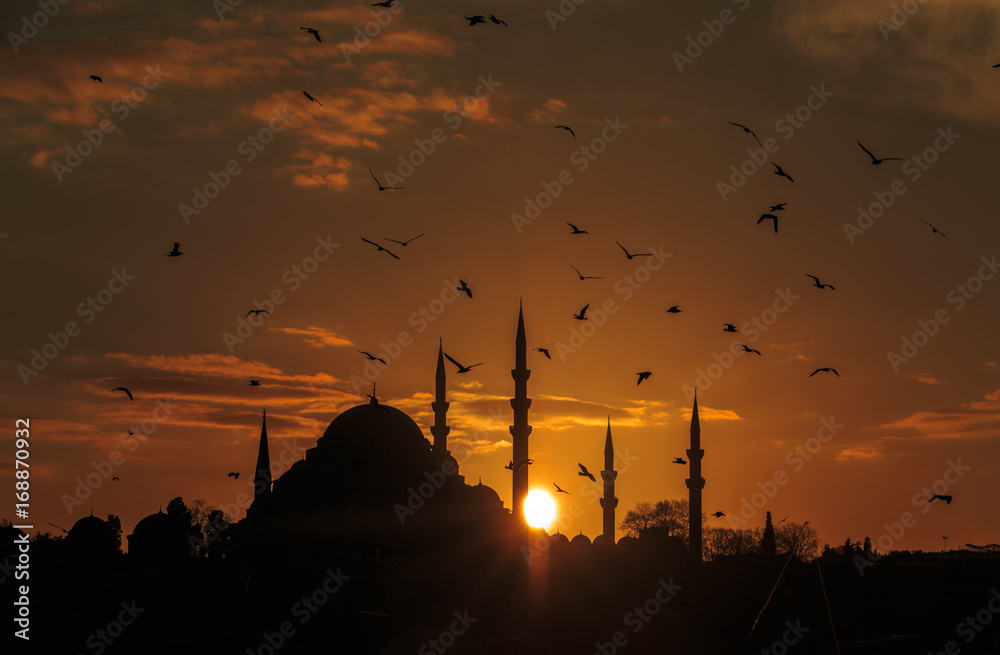 Süleymaniye Camii'den Günbatımı