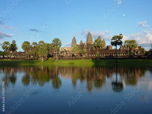 Réflection à Angkor Wat - Siem Reap - Cambodge