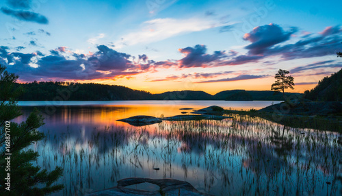 Fototapeta Naklejka Na Ścianę i Meble -  Swedish sunset