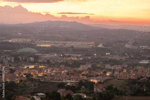 Tramonto, Montesilvano