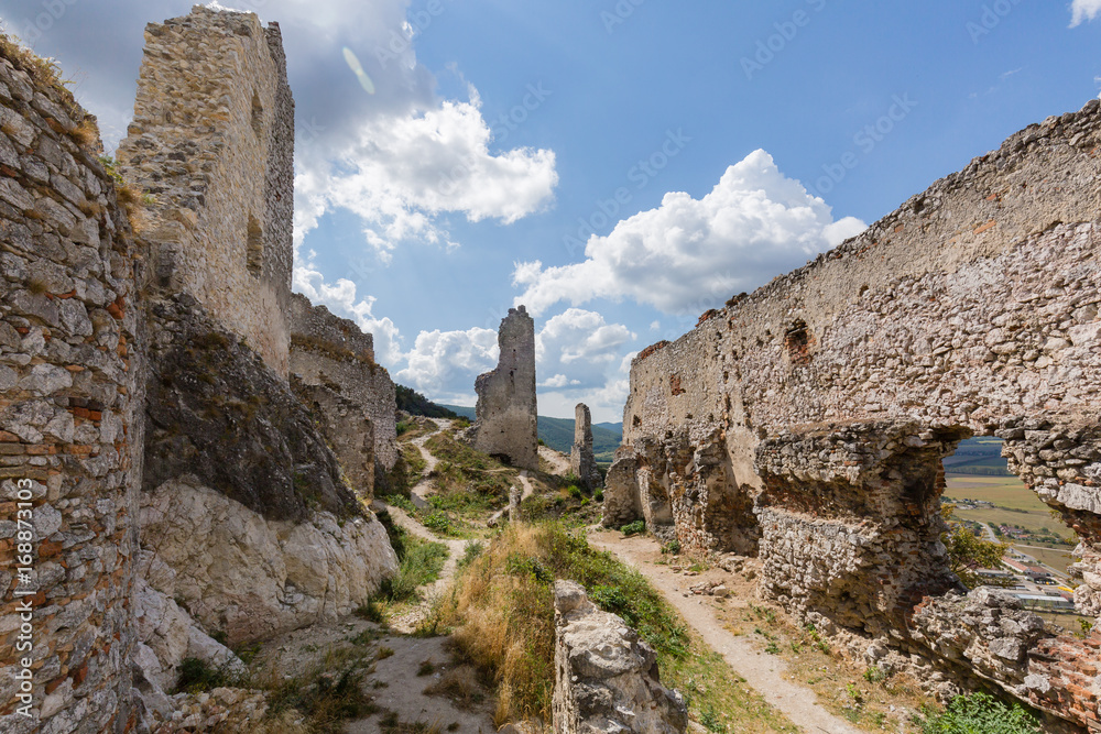 Ruins of medieval castle 