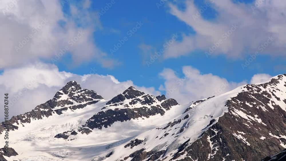timelapse sky and snowy mountains timelapse sky and snowy mountains