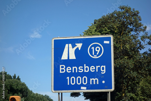 autobahnausfahrt bensberg photo