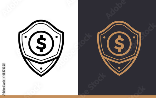 Linear icon of finance  banking. High quality modern icons suitable for website and presentation