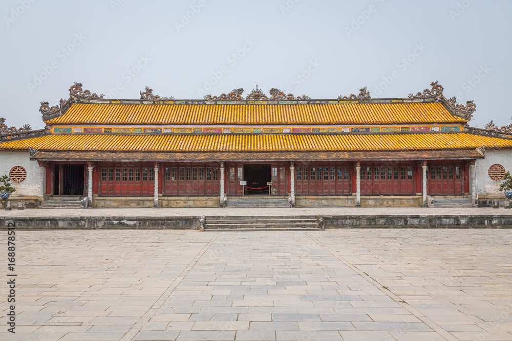 Pavillion in the Imperial City, Complex of Hue Monuments in Hue, World Heritage Site, Vietnam Pavillion in the Imperial City, Complex of Hue Monuments in Hue, World Heritage Site, Vietnam