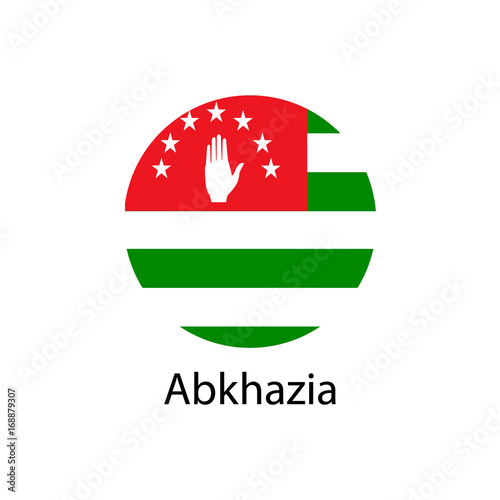 Abkhazia flag icon.