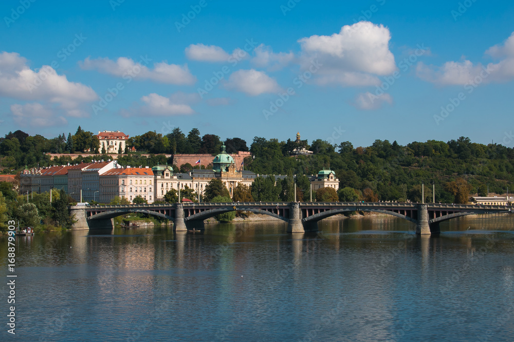 Ponte sul fiume Moldava a Praga