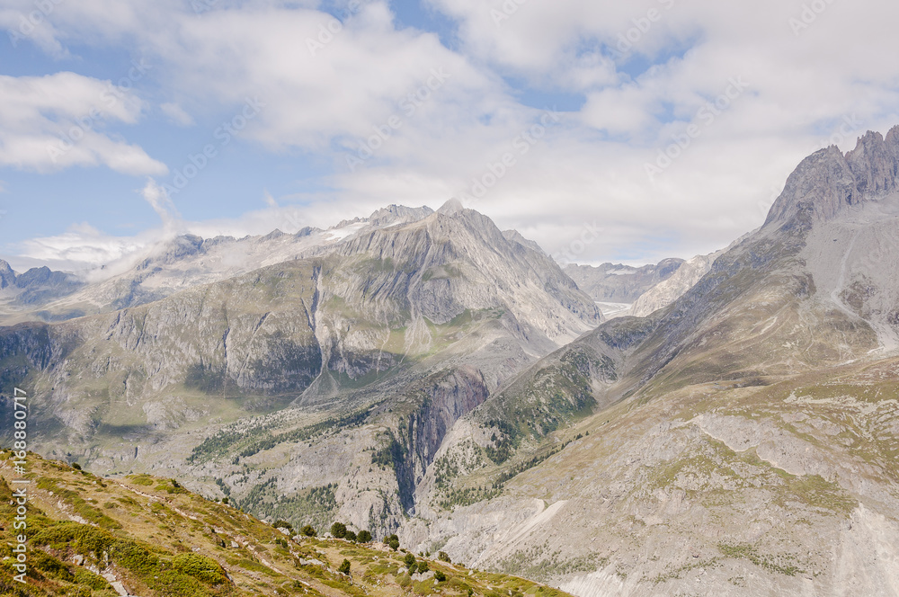 Riederalp, Dorf, Moosfluh, Gratweg, Höhenweg, Hohfluh, Aletsch, Aletschgletscher, Gletscher, Beichgletscher, Nesthorn, Alpen, Wallis, Sommer, Schweiz Riederalp, Dorf, Moosfluh, Gratweg, Höhenweg, Hohfluh, Aletsch, Aletschgletscher, Gletscher, Beichgletscher, Nesthorn, Alpen, Wallis, Sommer, Schweiz