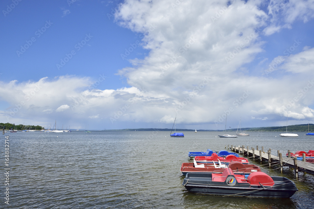 Fototapeta premium Dießen am Ammersee in Bayern