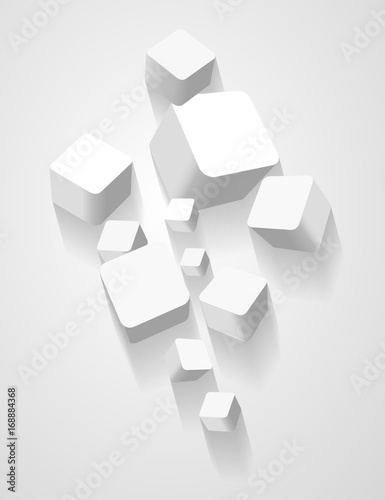 3d Business Cubes