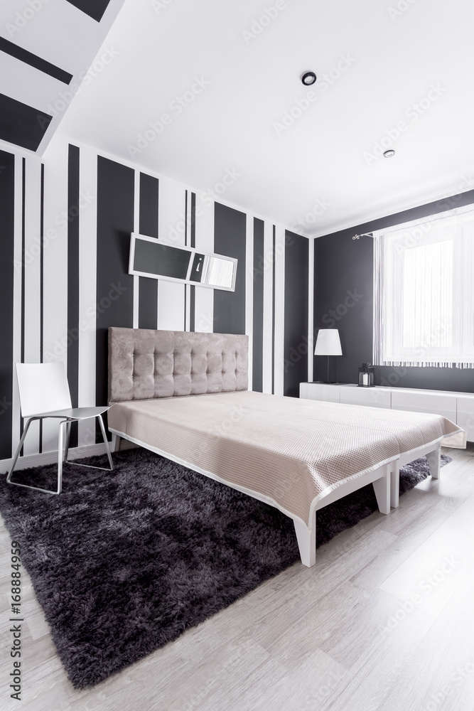 Fototapeta premium Fancy bed in room