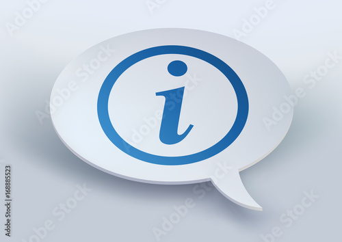 information -, symbole - bulle de BD - icône - info - bulle - pictogramme - informer