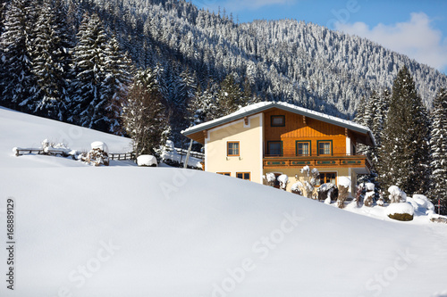 Winter in den Alpen 